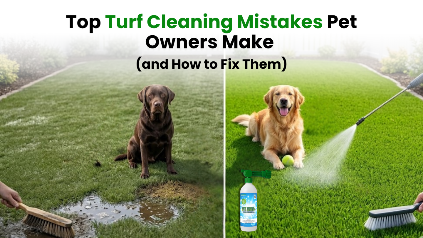 Top Turf Cleaning Mistakes Pet Owners Make (and How to Fix Them)